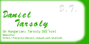 daniel tarsoly business card